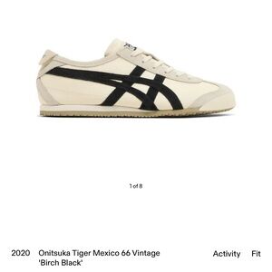 Onitsuka Tiger by Asics Mexico 66 “Birch Black” - Cream and Black Sneakers